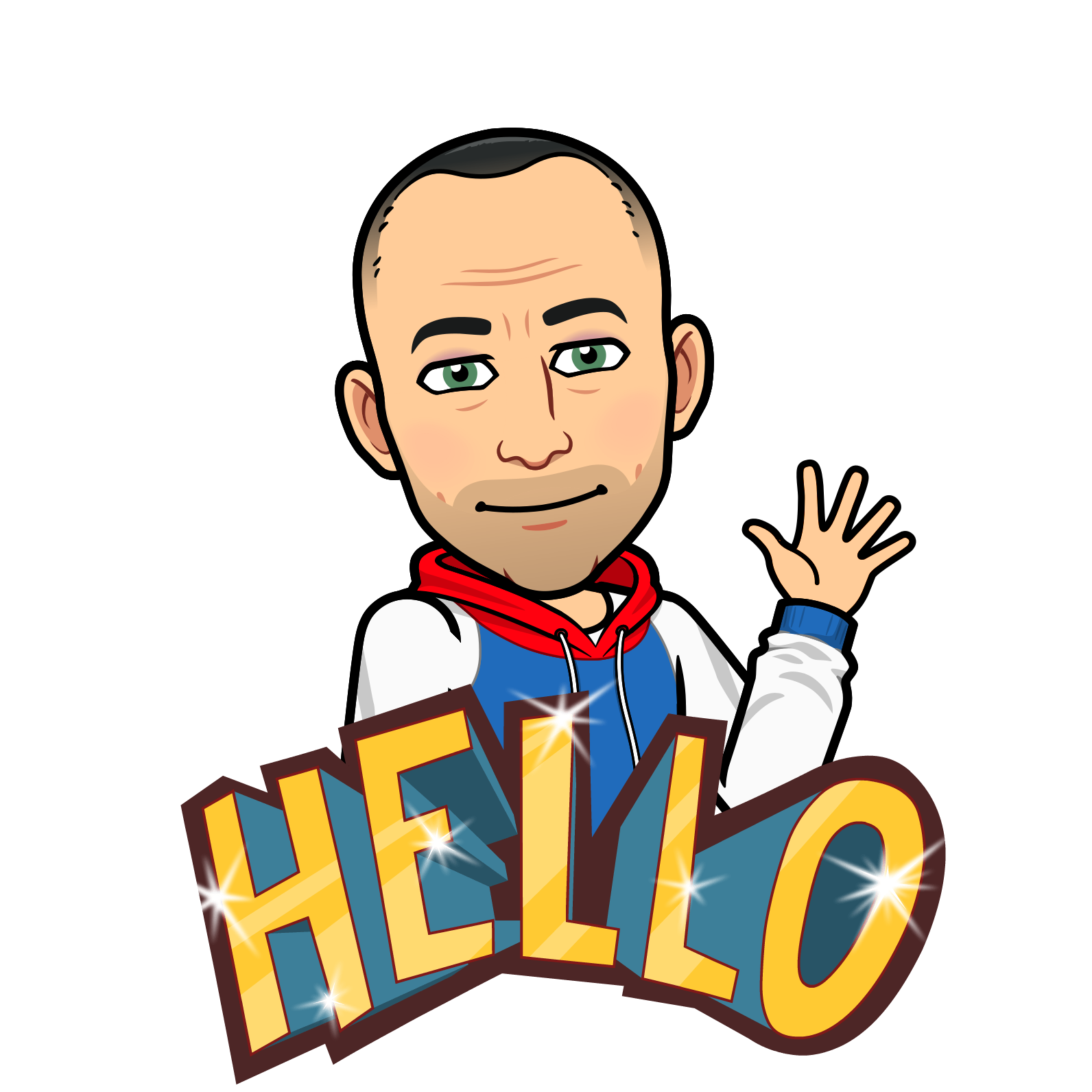 bitmoji hello