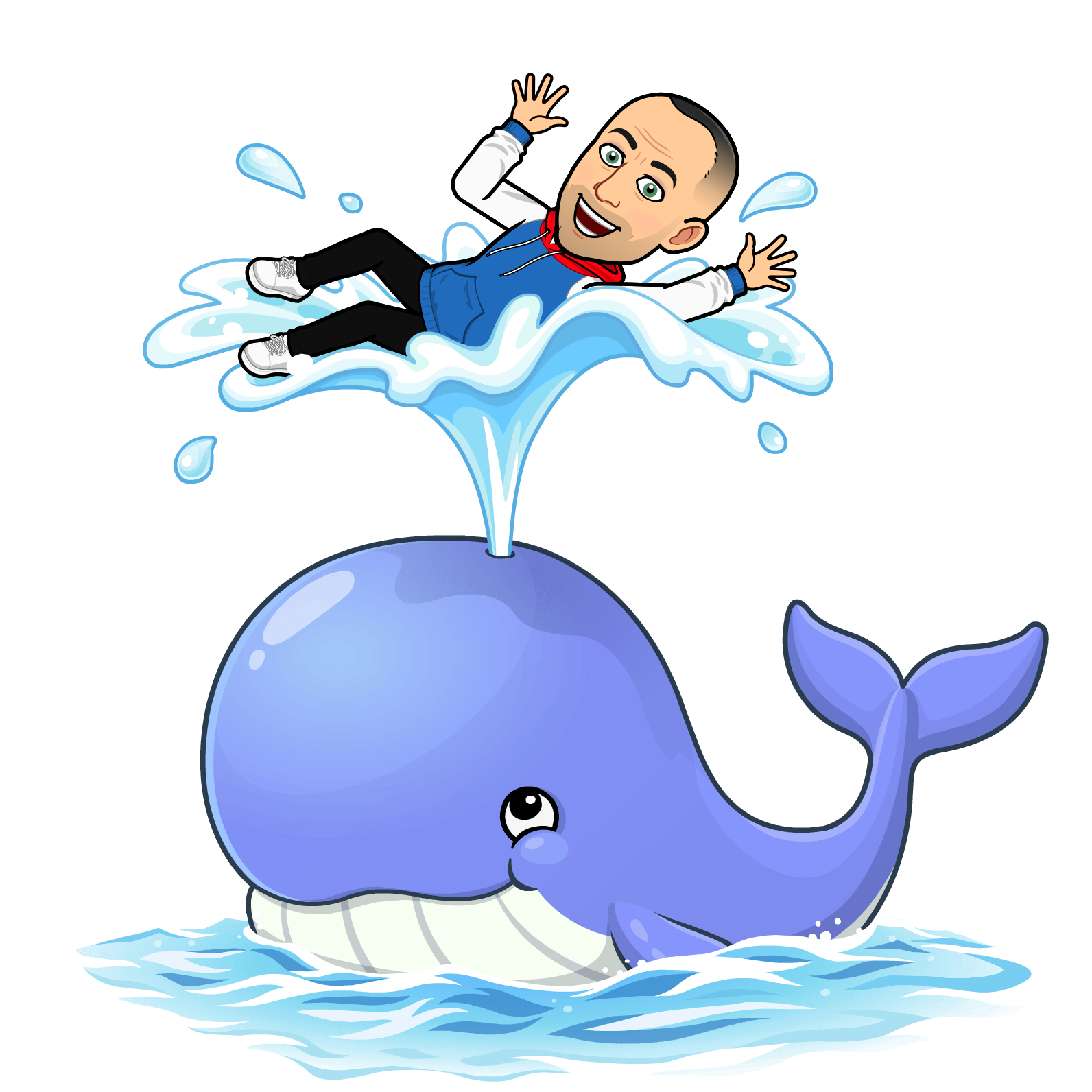 bitmoji whale friend