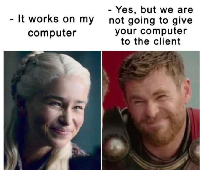 give computer client